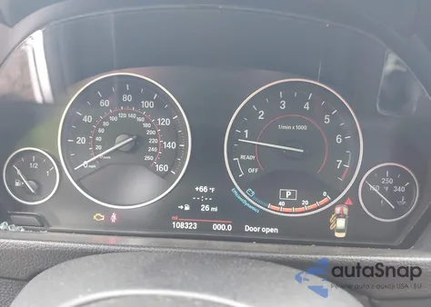 2014 BMW 335I xDrive z USA, uszkodzony, nr VIN WBA3B9G54ENR92616